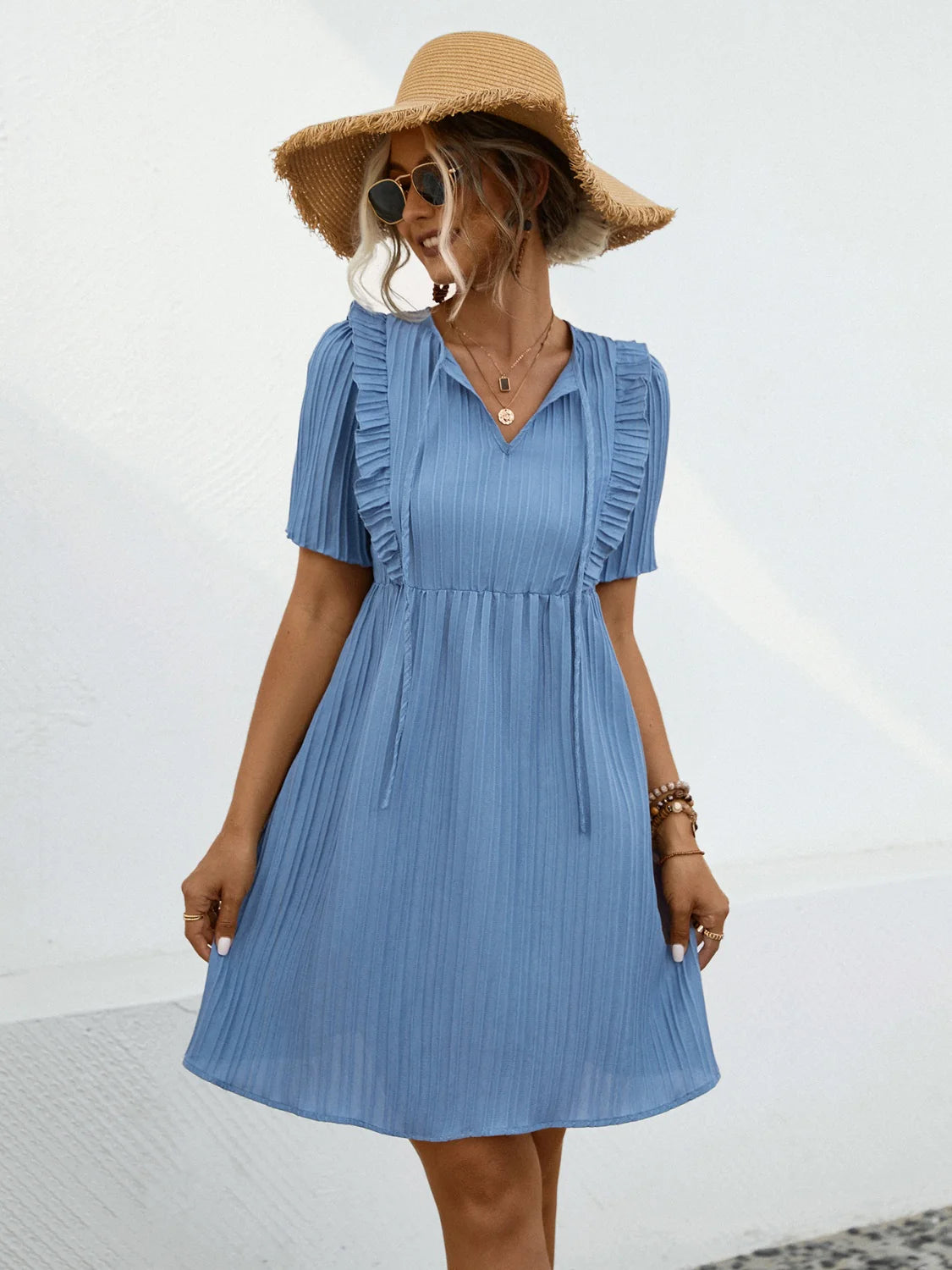 Short Sleeve Summer Dress