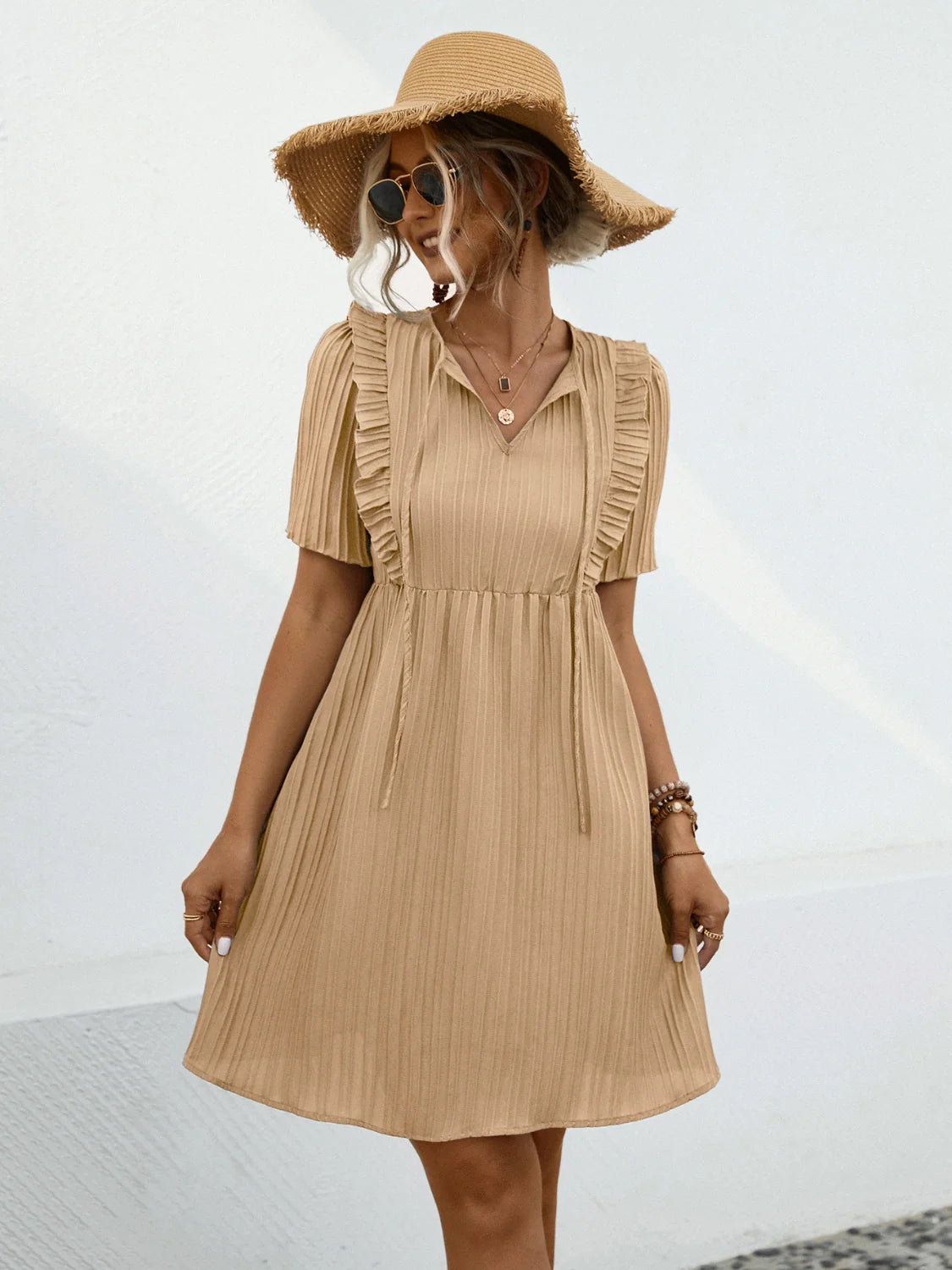 Short Sleeve Summer Dress