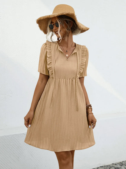Short Sleeve Summer Dress