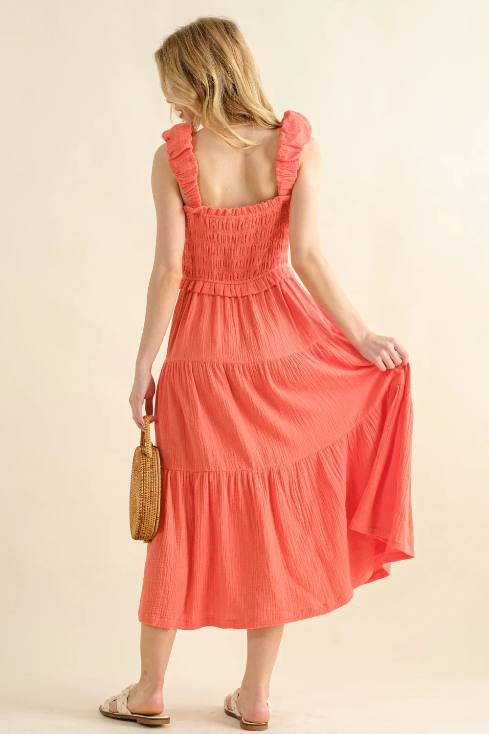 Smocked Ruffled Dress