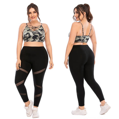 New Women Yoga Suit Sportswear Sportsuits plus Size for Female Gym Sport Running Sets Big Large Tracksuit Tacking Wear