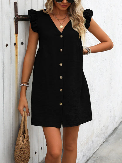 V-neck light summer Dress