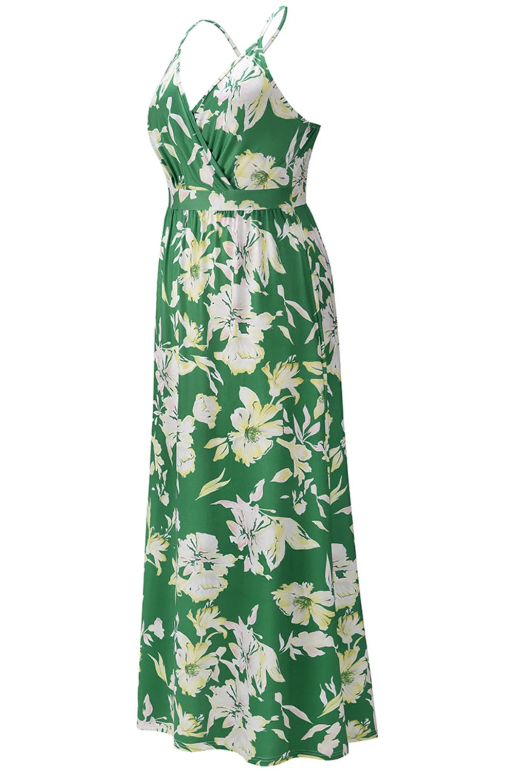 Printed Surplice Cami Dress