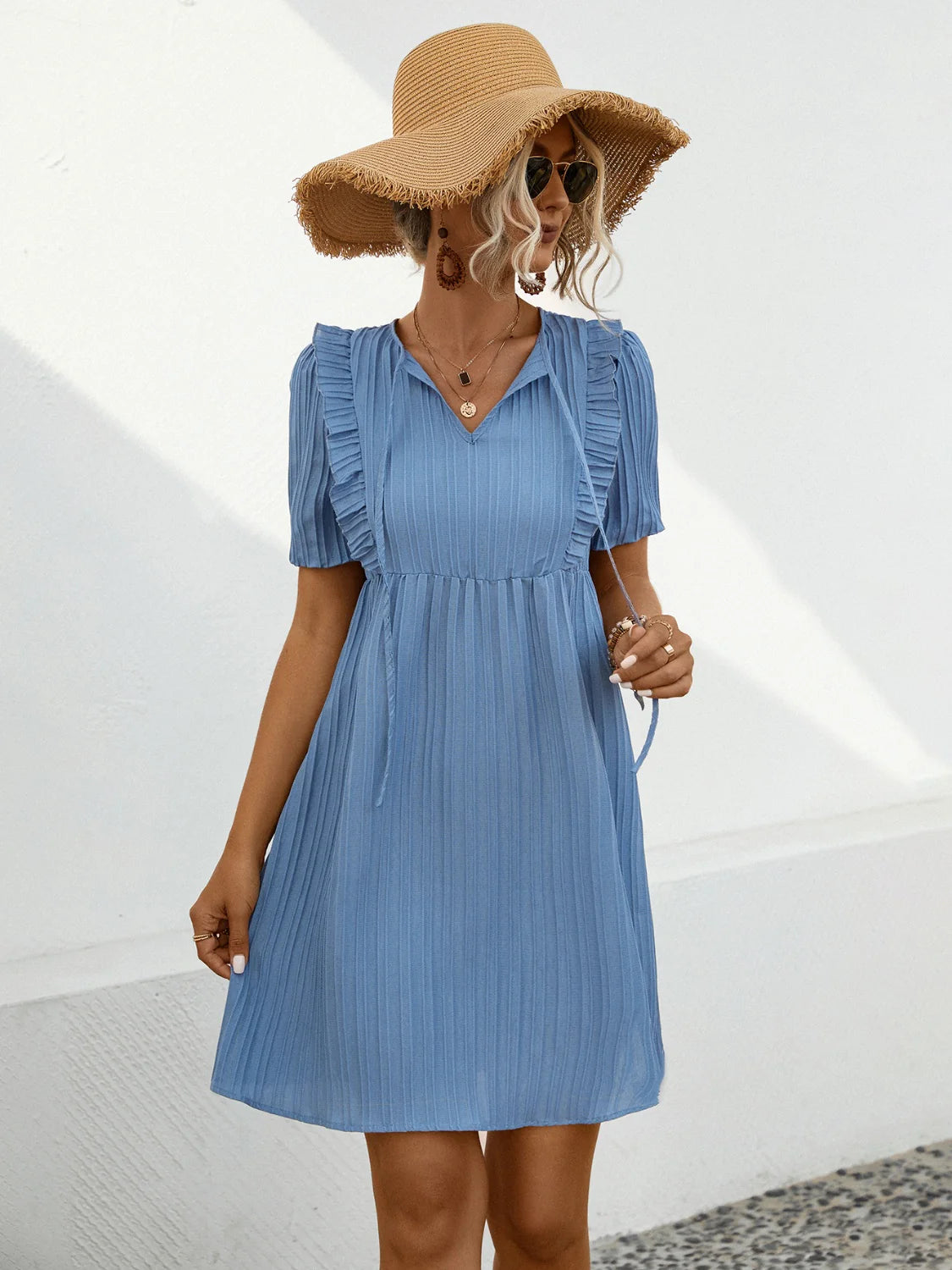 Short Sleeve Summer Dress