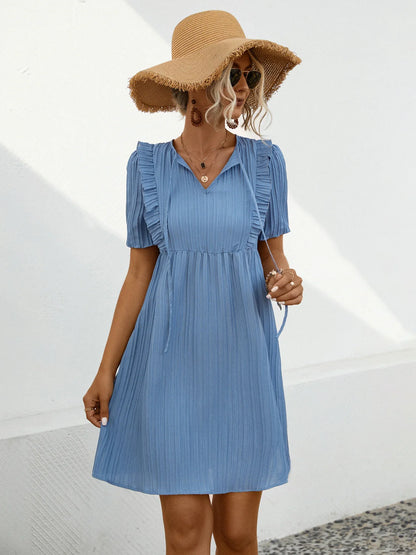 Short Sleeve Summer Dress