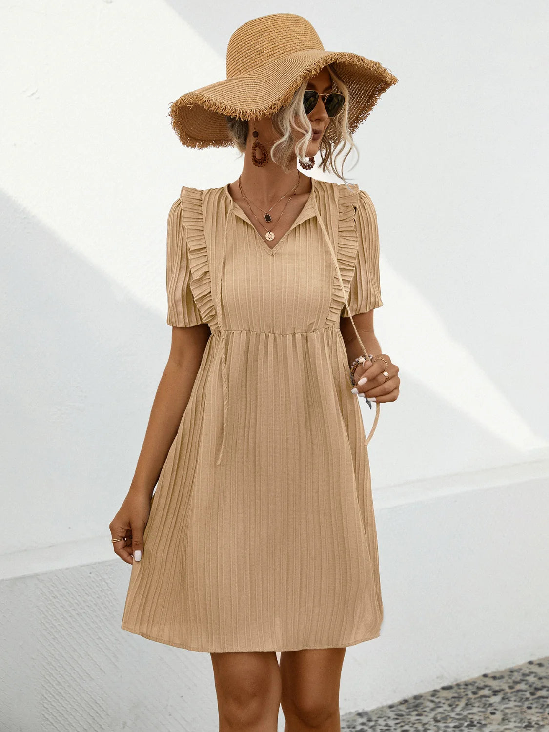 Short Sleeve Summer Dress