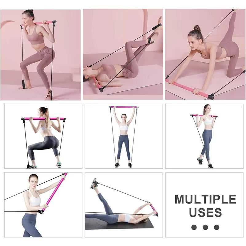 Pilates  Chest Expansion Tension Elastic Rope Stretching Belt