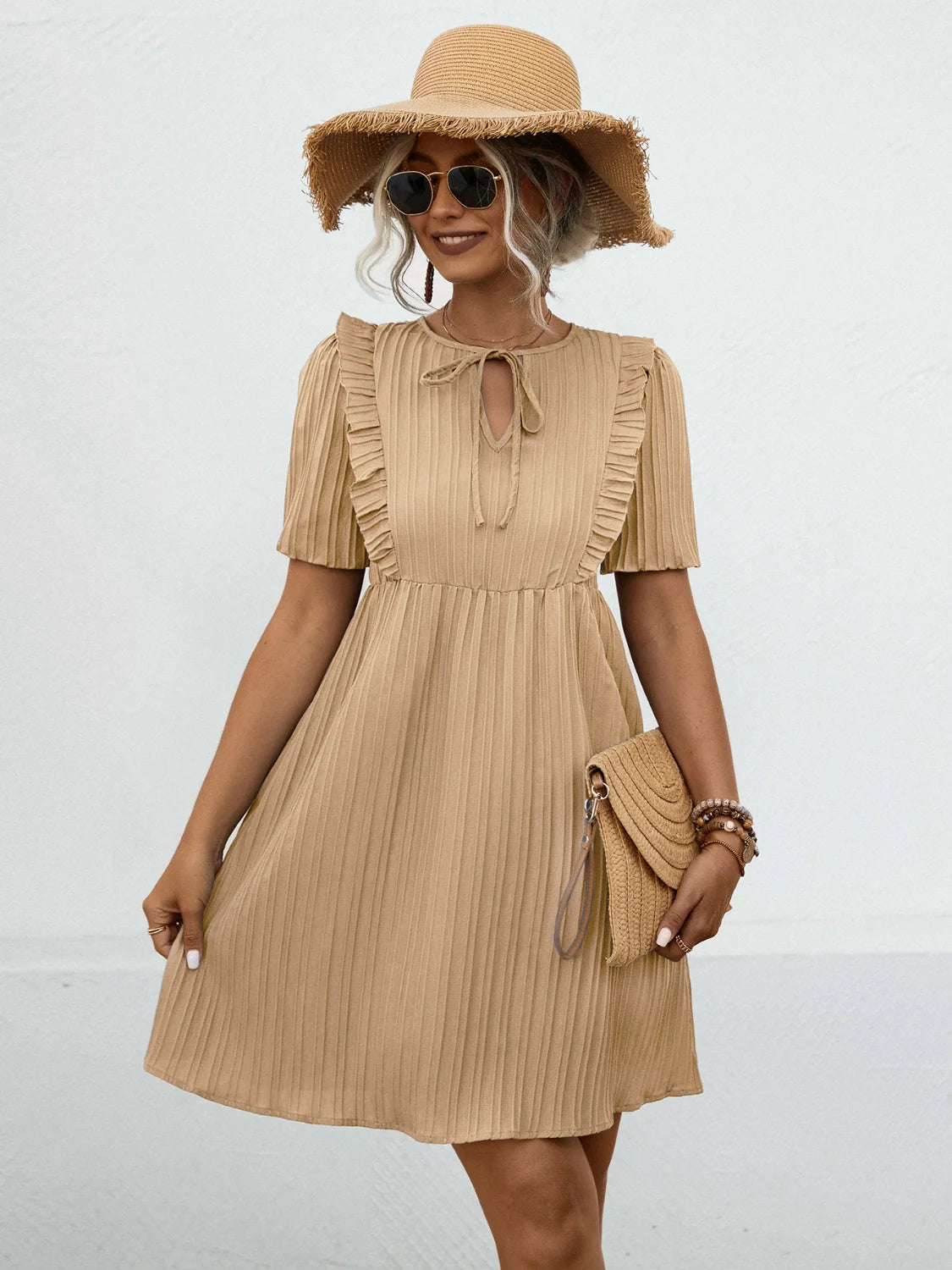 Short Sleeve Summer Dress