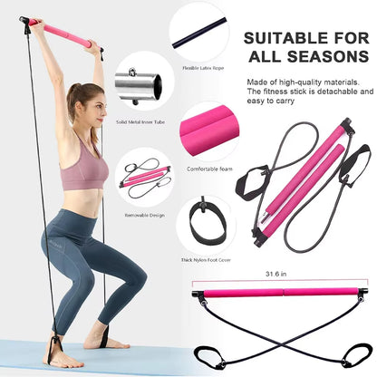 Pilates  Chest Expansion Tension Elastic Rope Stretching Belt